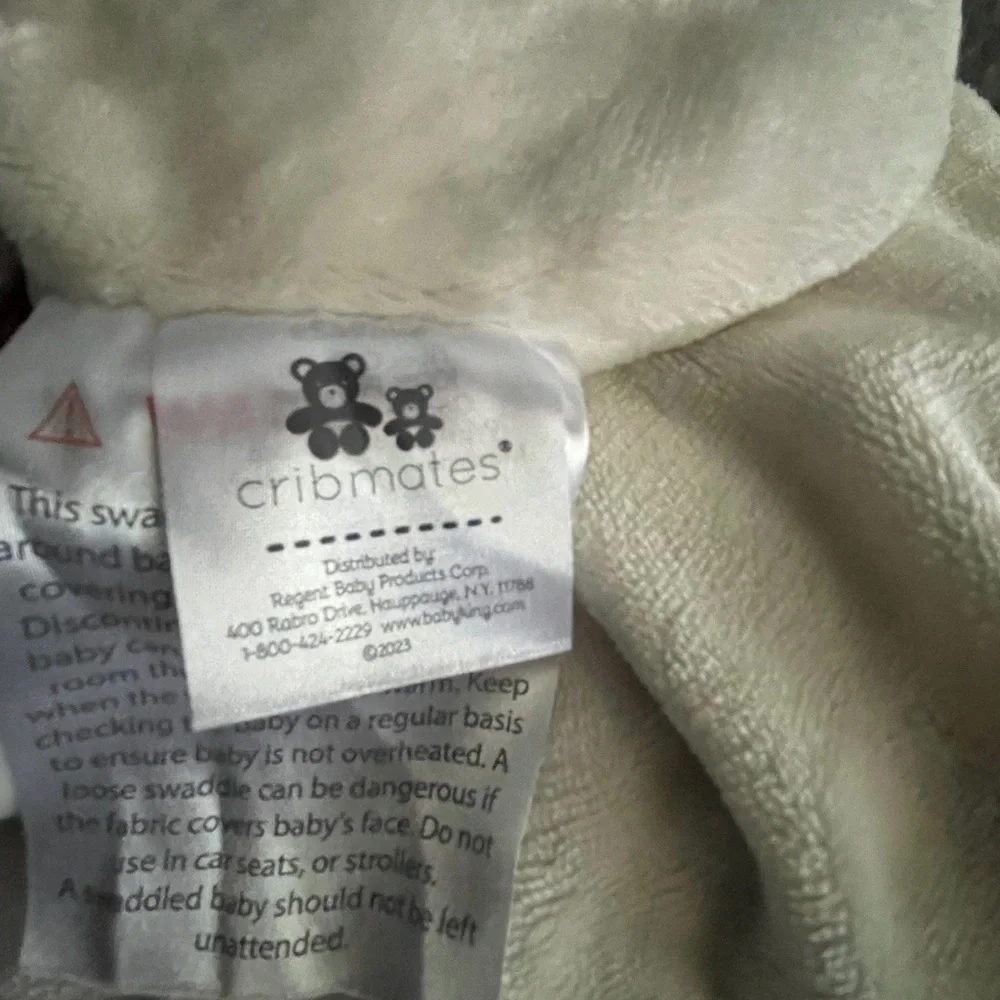 Cribmates Baby Blanket  Pink  with Deer Embroidery 0+ Months